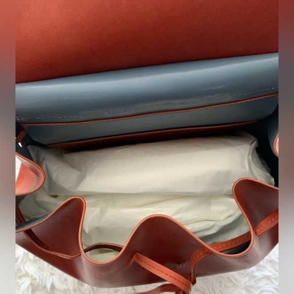 Mansur Gavriel Classic Leather Backpack in brandy avion NWT - Picture 10 of 10